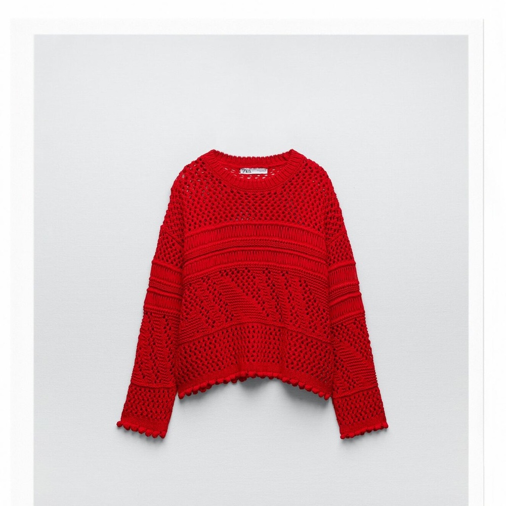 Zara Pointelle Knit Sweater

Size Small